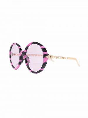 Lunettes de soleil à imprimé Gucci Eyewear rose