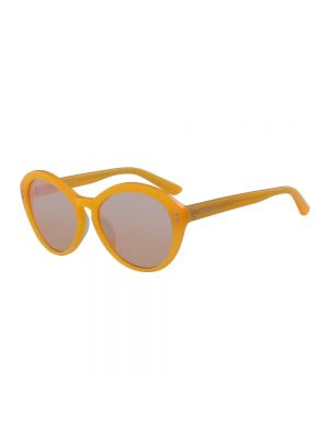 Okulary przeciwsłoneczne Calvin Klein pomarańczowe
