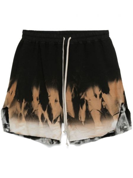 Tie-dye træningsshorts Rick Owens Drkshdw sort