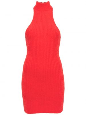 Коктейлна рокля David Koma червено