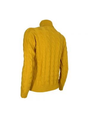 Jersey cuello alto de cachemir Cashmere Company amarillo
