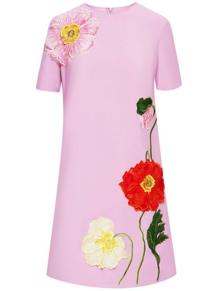 Růžové šaty Oscar De La Renta