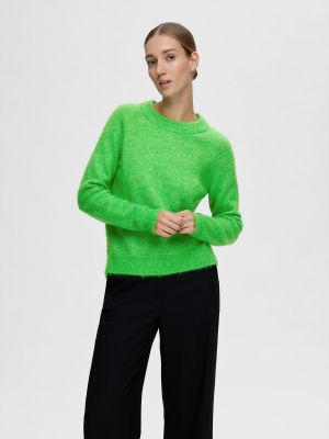 Džemperis Selected Femme zaļš
