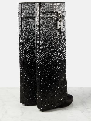 Gumene čizme Givenchy crna