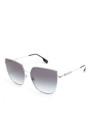 Oversized sluneční brýle Burberry Eyewear stříbrné