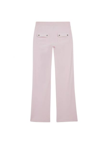 Pantalones de chándal con bolsillos Juicy Couture rosa