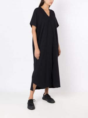 Kleid mit v-ausschnitt Osklen schwarz
