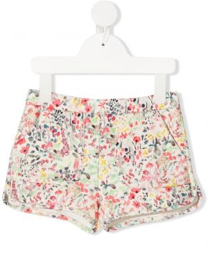 Trykt floral bomull shorts for jenter Bonpoint