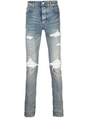 Nødlidende stretch jeans Amiri blå