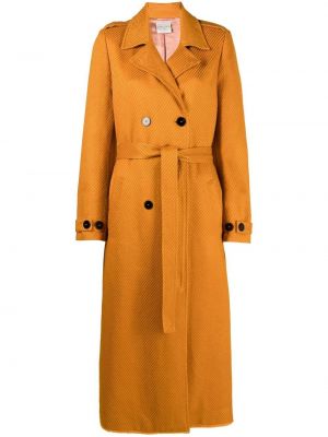 Палто от рипсено кадифе Forte_forte оранжево
