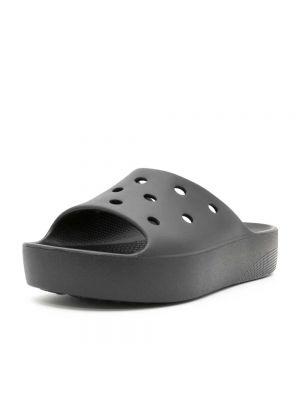 Zapatillas con plataforma Crocs negro