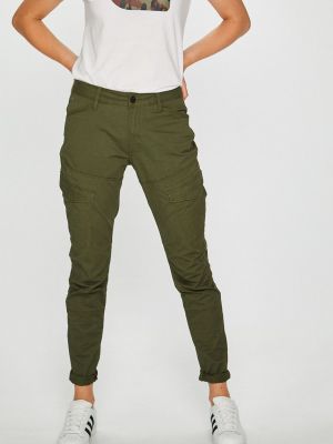 Pantaloni cu stele G-star Raw verde