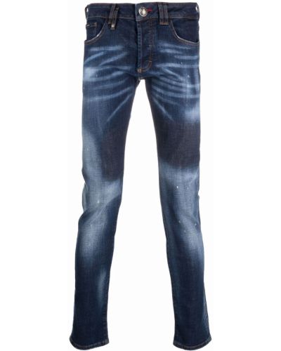 Skinny jeans Philipp Plein blå