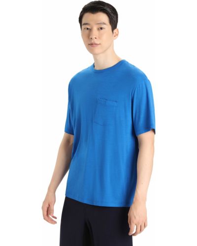 Sportiniai marškinėliai Icebreaker mėlyna