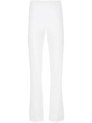 Pantaloni plissettati Ferragamo bianco