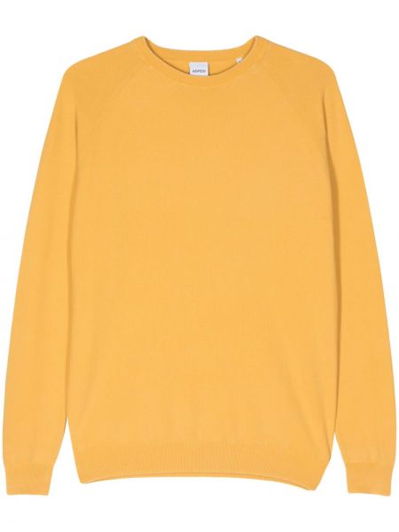 Βαμβακερός πουλόβερ Aspesi κίτρινο