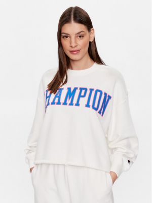 Bluză cu croială lejeră Champion alb