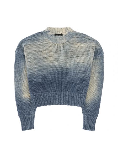 Krótki sweterek Roberto Collina niebieski