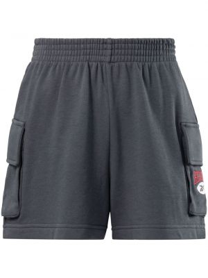 Cargo shorts mit stickerei aus baumwoll Reebok grau