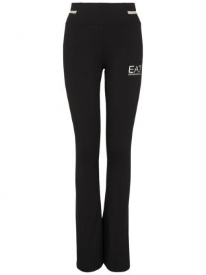 Спортни панталони с принт Ea7 Emporio Armani черно