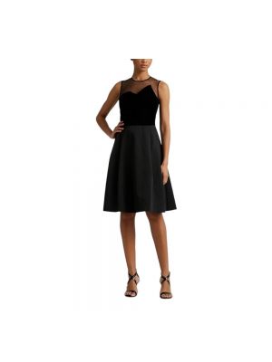 Sukienka z kokardką Ralph Lauren czarna