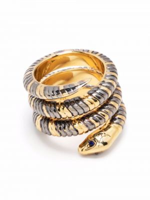 Gyvatės rašto žiedas Zadig&voltaire auksinė