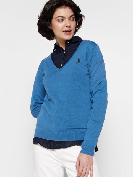 Sweter U.s Polo Assn. niebieski