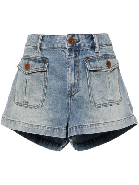 Denimshorts Zimmermann blå