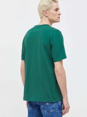 Tricou din bumbac Tommy Jeans verde