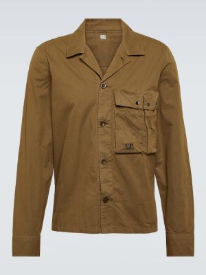 Camisa de algodón C.p. Company marrón