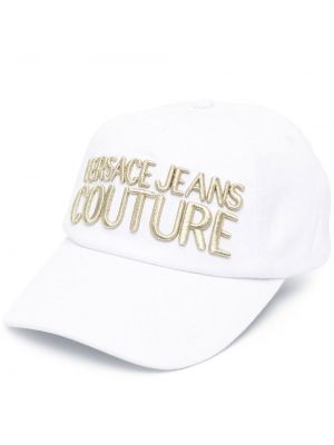Siuvinėtas kepurė su snapeliu Versace Jeans Couture