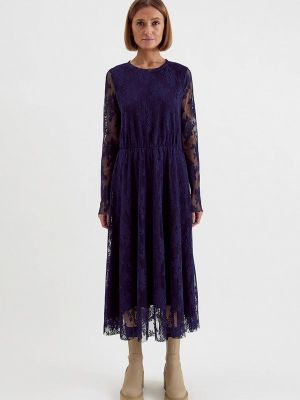 Платье Unique Fabric синее