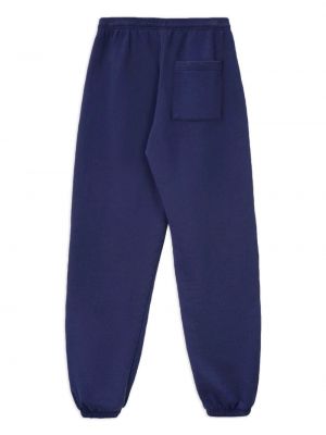 Bavlněné sportovní kalhoty s potiskem Sporty & Rich modré