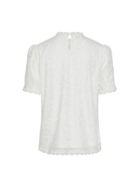 Блузка с коротким рукавом Pieces белая