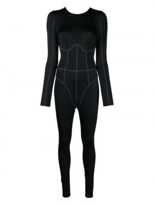 Ukrojena obleka Noire Swimwear črna