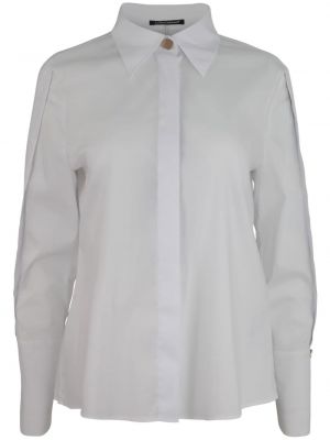 Bavlnená košeľa Luisa Cerano biela