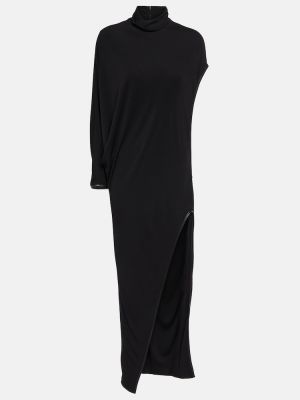 Sukienka długa z dżerseju Tom Ford czarna