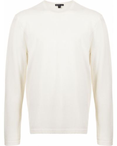 Jersey de punto de tela jersey con estampado de cachemira James Perse blanco