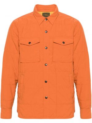 Prešita srajca Ralph Lauren Rrl oranžna