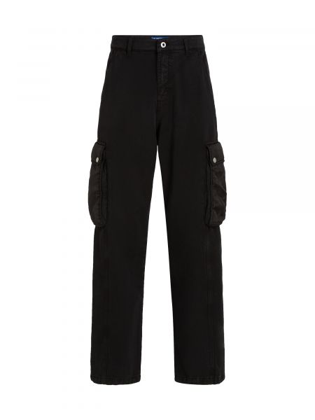 Pantaloni cargo Karl Lagerfeld Jeans nero