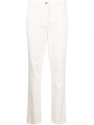 Παντελόνι με κέντημα Tommy Hilfiger λευκό