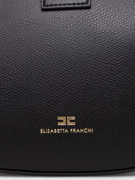 Bőr táska Elisabetta Franchi fekete