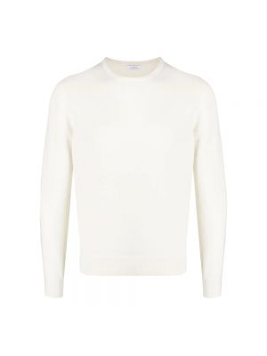 Sweatshirt mit rundem ausschnitt Malo weiß