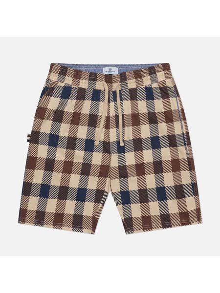 Шорты Aquascutum Active Macro Check S бежевый
