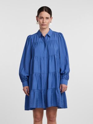 Robe chemise Yas bleu