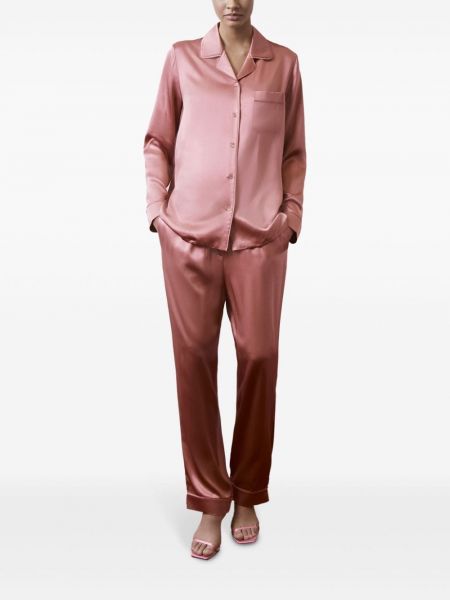 Seiden pyjama 12 Storeez pink