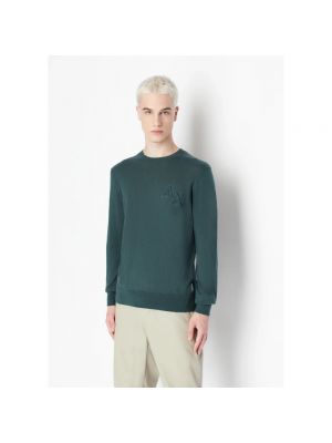 Sweter Armani zielony