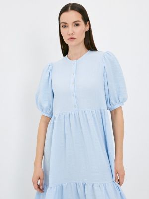 Муслиновое платье Muslin Clouds голубое