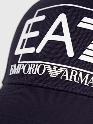 Czapka z daszkiem z nadrukiem Ea7 Emporio Armani