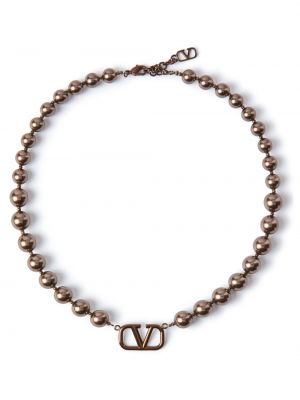 Halsband Valentino Garavani brun